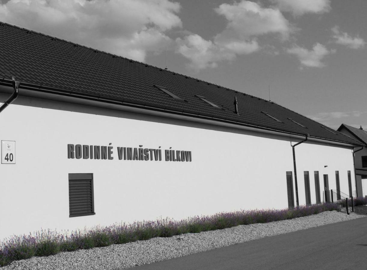 Penzion Vinarstvi Bilkovi Velké Bílovice Exteriör bild